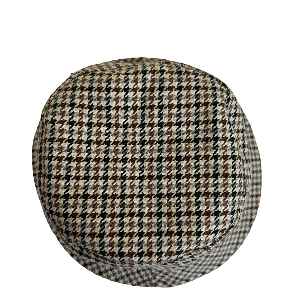 Steve Madden Plaid Houndstooth Bucket Hat - Picture 6 of 10